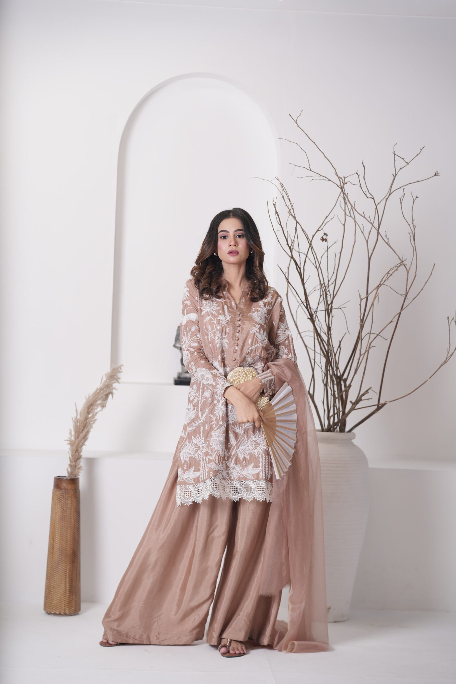 Trendy Thread Cotton Silk Embroidered 3 Piece Suit for Women – Elegant Pakistani Designer Dress | Sadia Seema - Image 2