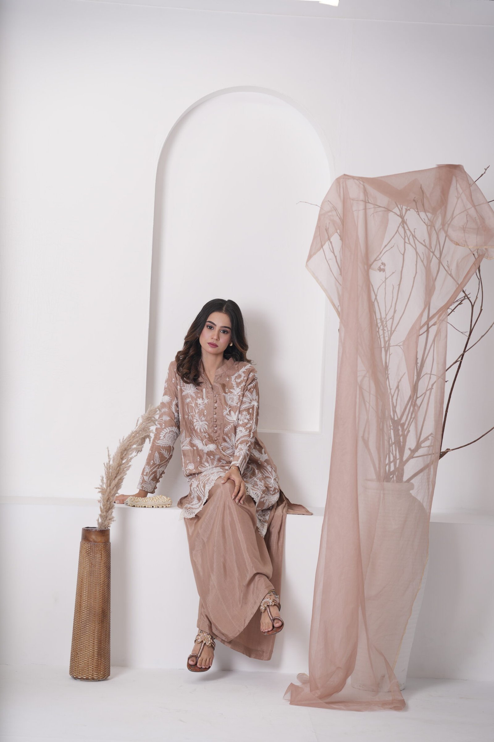 Trendy Thread Cotton Silk Embroidered 3 Piece Suit for Women – Elegant Pakistani Designer Dress | Sadia Seema - Image 14