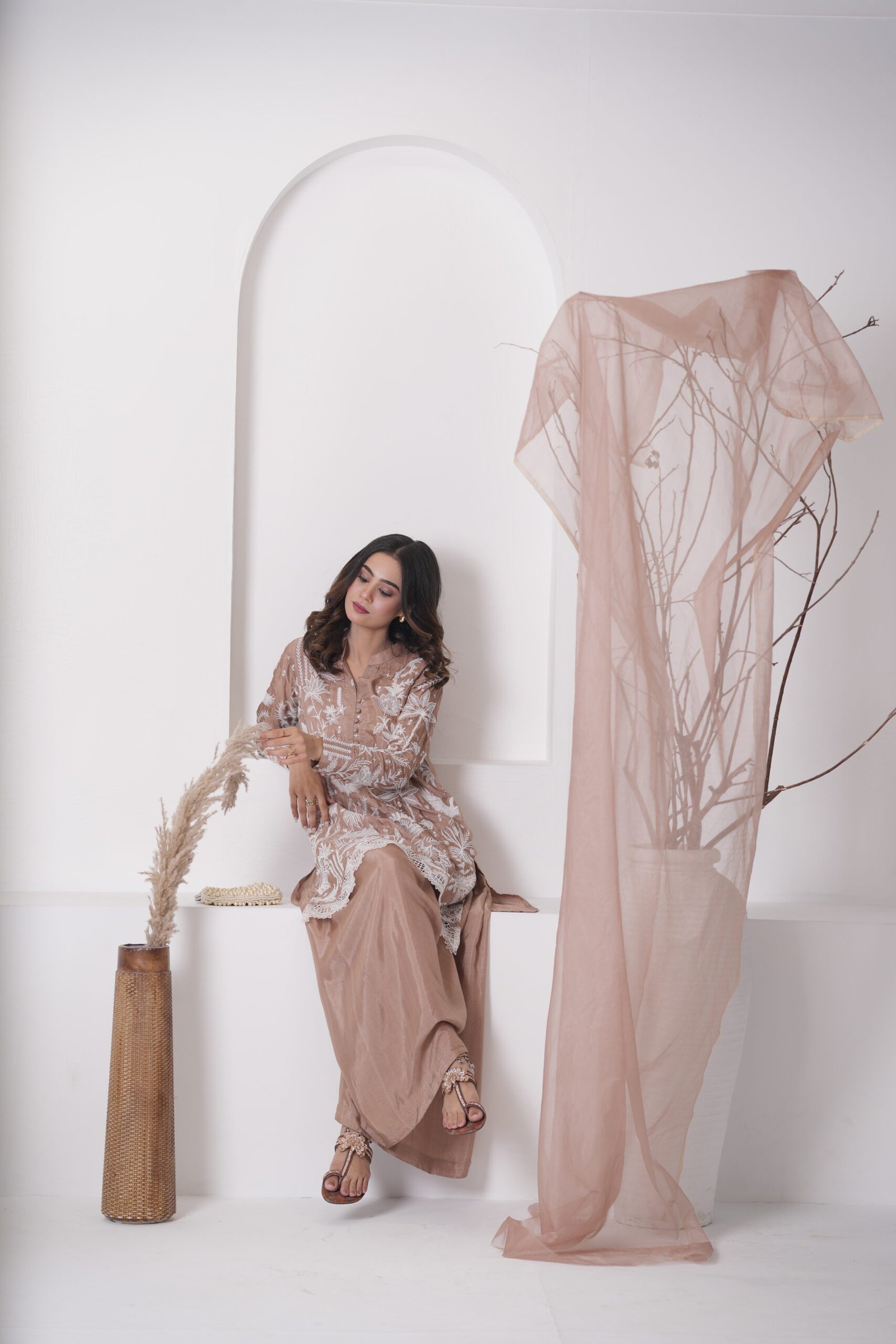 Trendy Thread Cotton Silk Embroidered 3 Piece Suit for Women – Elegant Pakistani Designer Dress | Sadia Seema - Image 13
