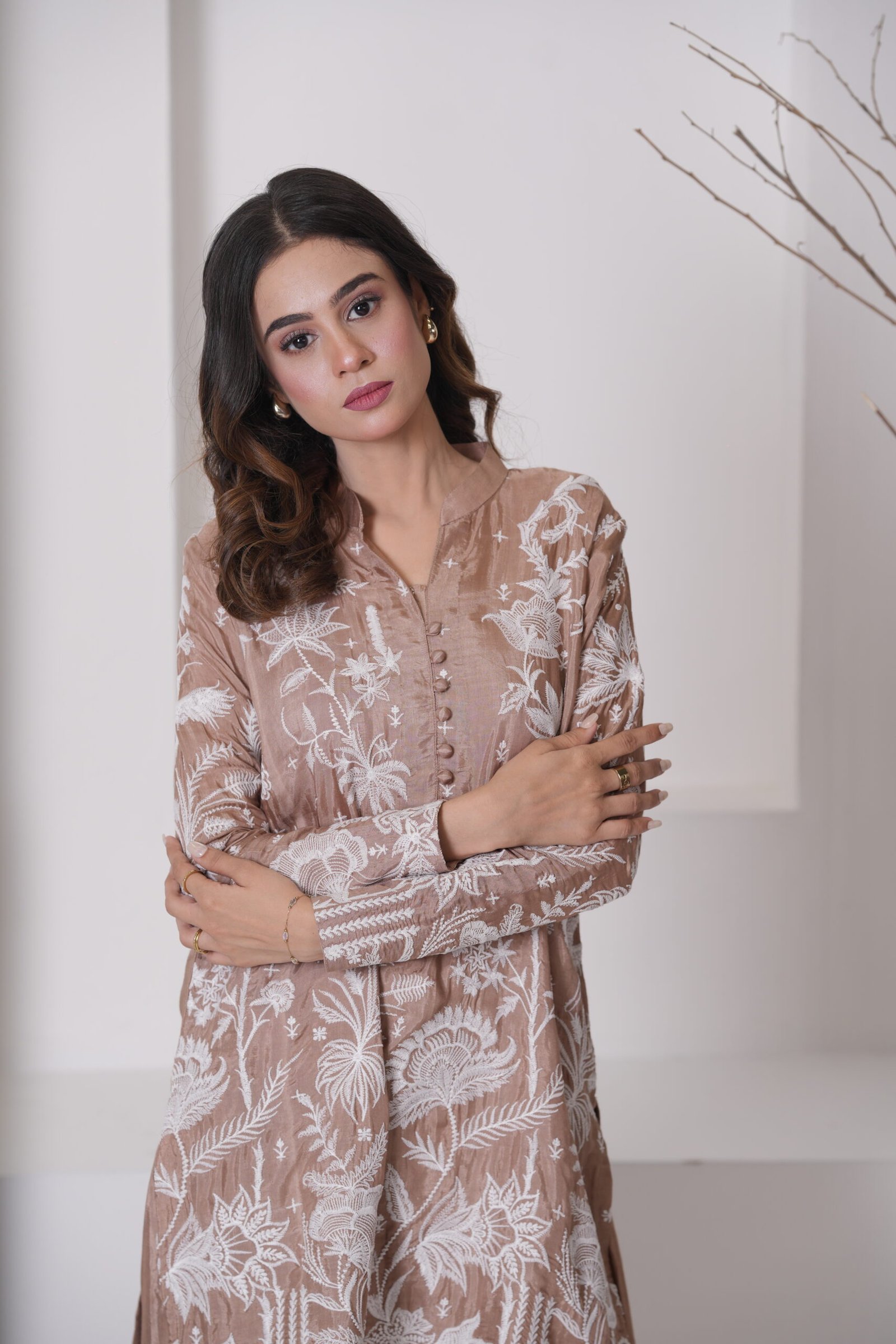 Trendy Thread Cotton Silk Embroidered 3 Piece Suit for Women – Elegant Pakistani Designer Dress | Sadia Seema - Image 9